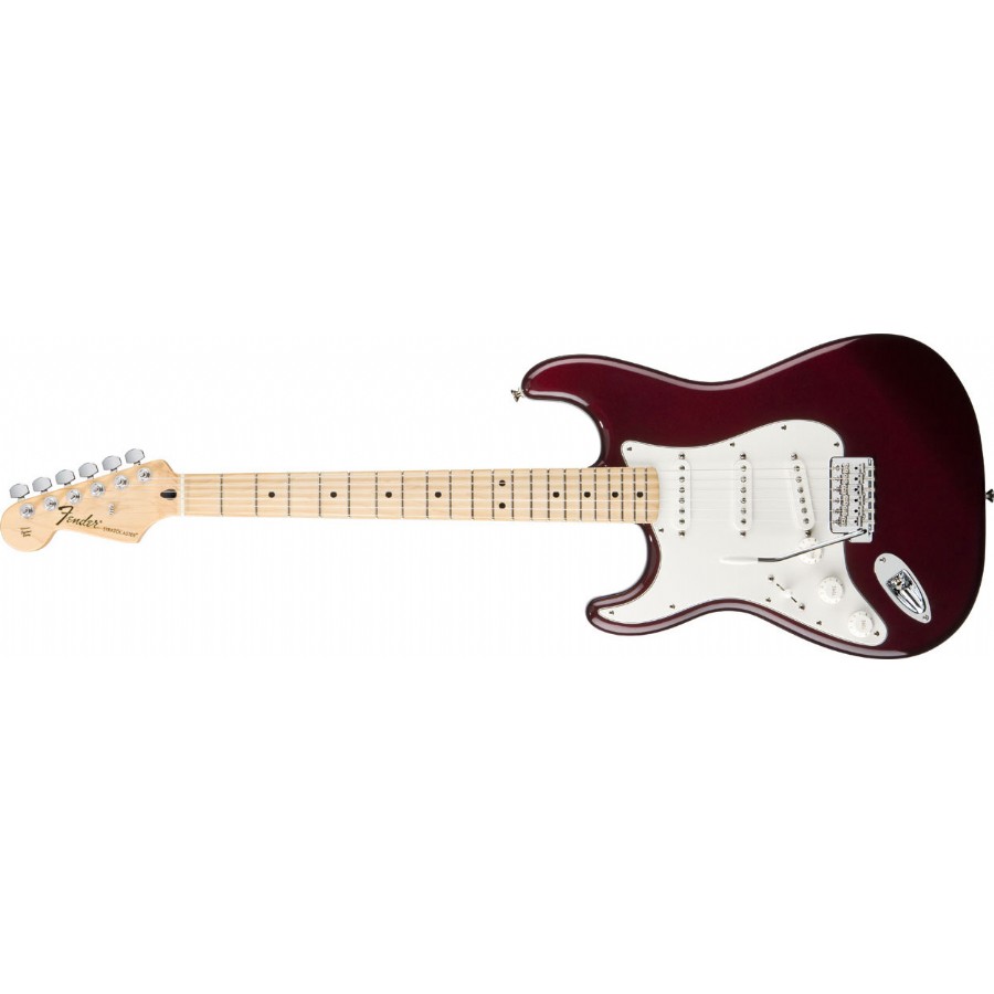 Fender Standard Stratocaster Left Handed Midnight Wine  - Maple Solak Elektro Gitar