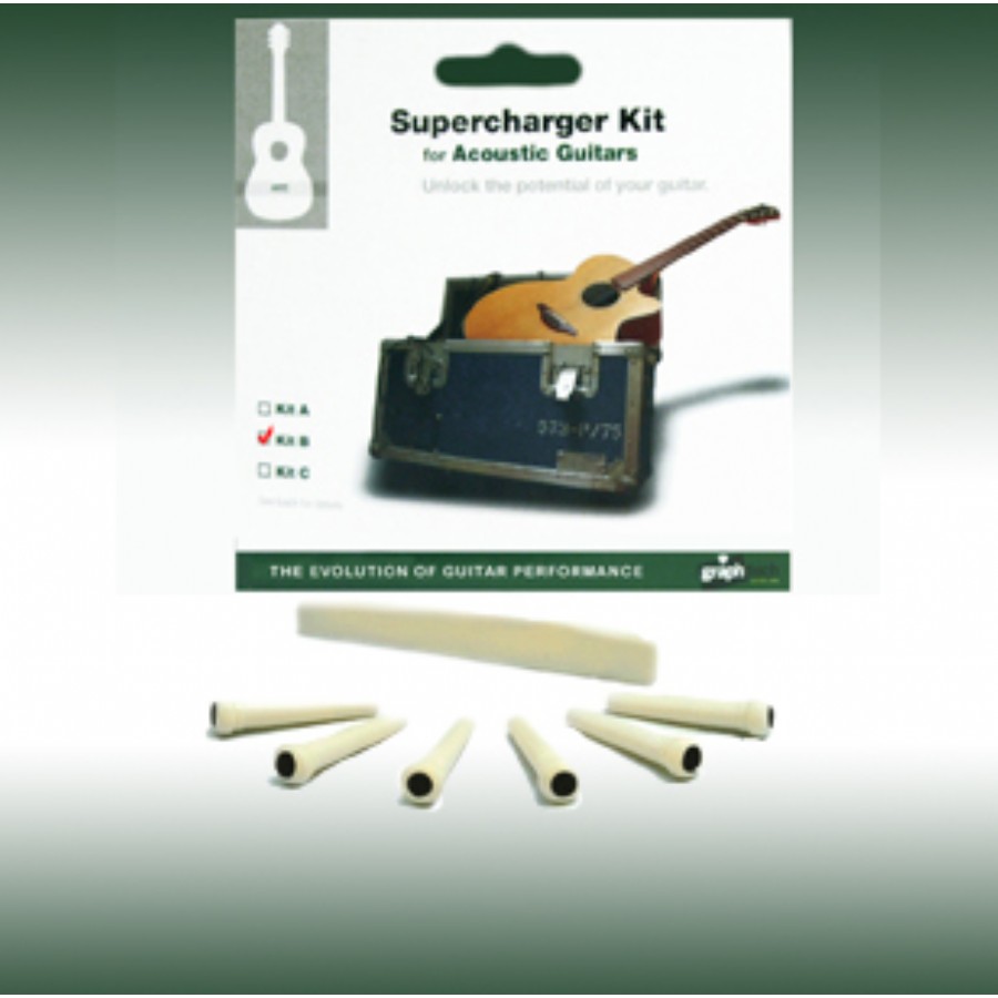GraphTech Supercharger Acoustic Kit B PX-9280-10 Akustik Eşik ve Pin Seti