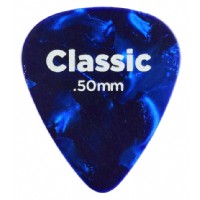 DAddario Classic Celluloid Blue Pearl Light .50mm - 1 Adet