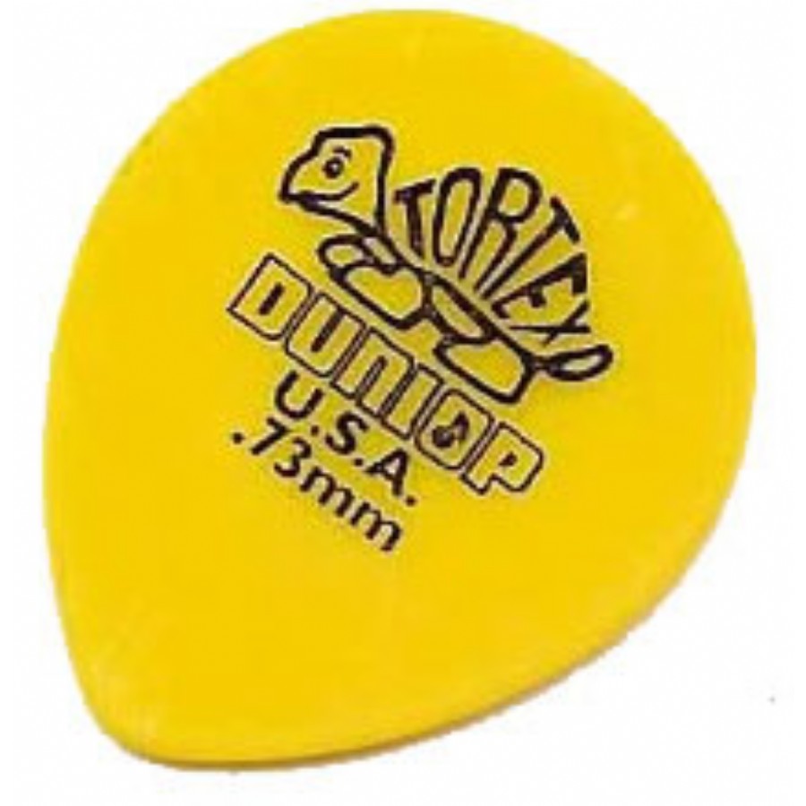 Jim Dunlop Tortex Tear Drop .73 mm Sarı Pena