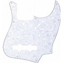 Fender 10-Hole Contemporary Jazz Bass Pickguards White Moto