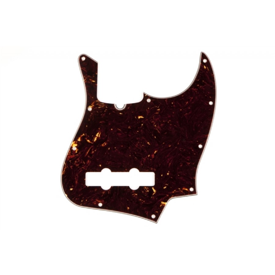 Fender 10-Hole Contemporary Jazz Bass Pickguards Tortoise Shell Bas Gitar Pickguard