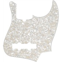 Fender 10-Hole Contemporary Jazz Bass Pickguards Aged White Pearloid