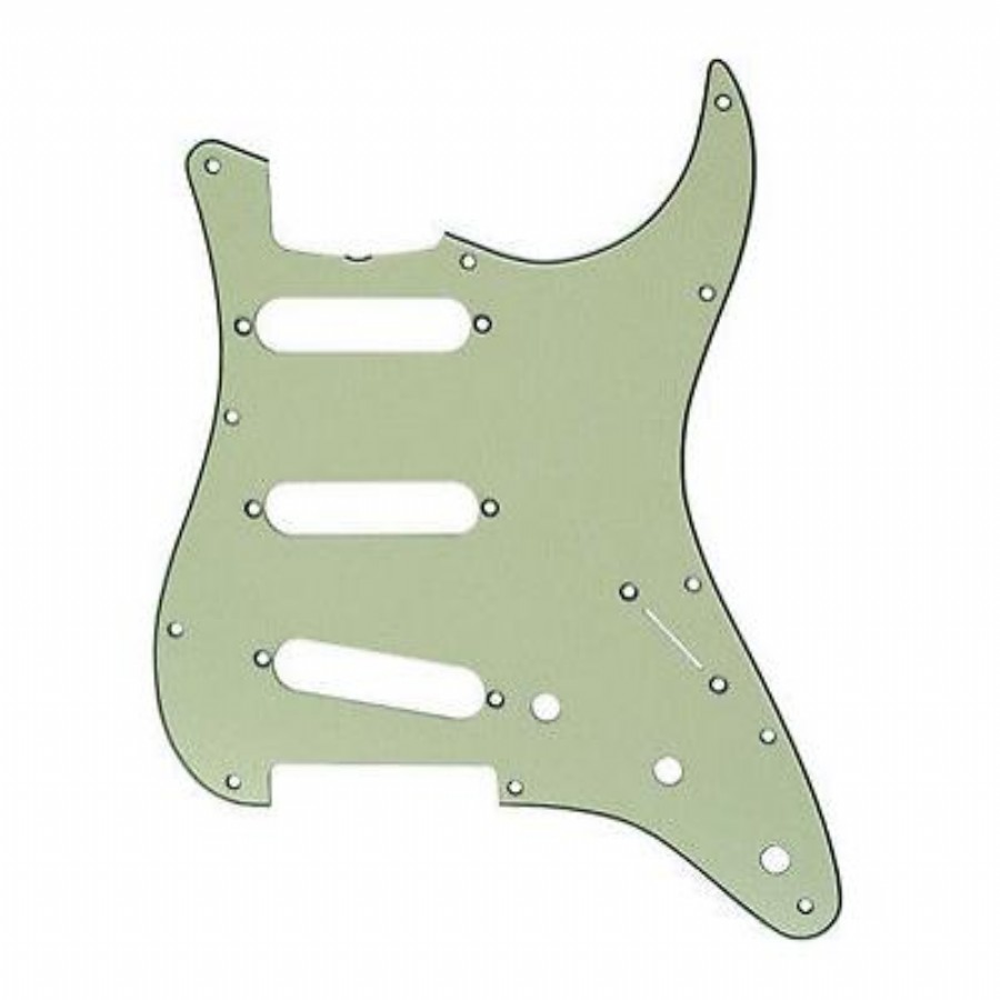 Fender Standard Stratocaster 11 Hole S/S/S Pickguards Mint Green Pickguard