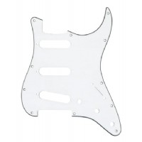 Fender Standard Stratocaster 11 Hole S/S/S Pickguards Beyaz