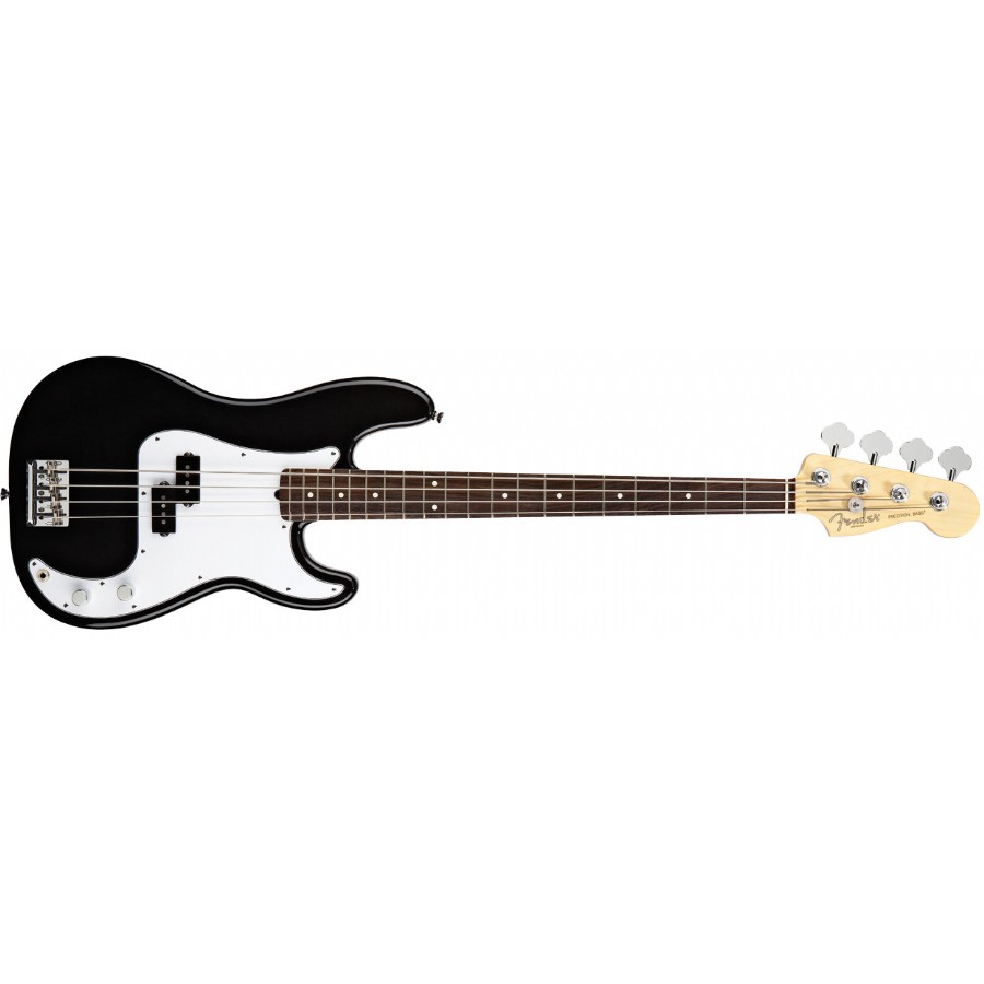 Fender American Standard Precision Bass Black Rosewood Bas Gitar