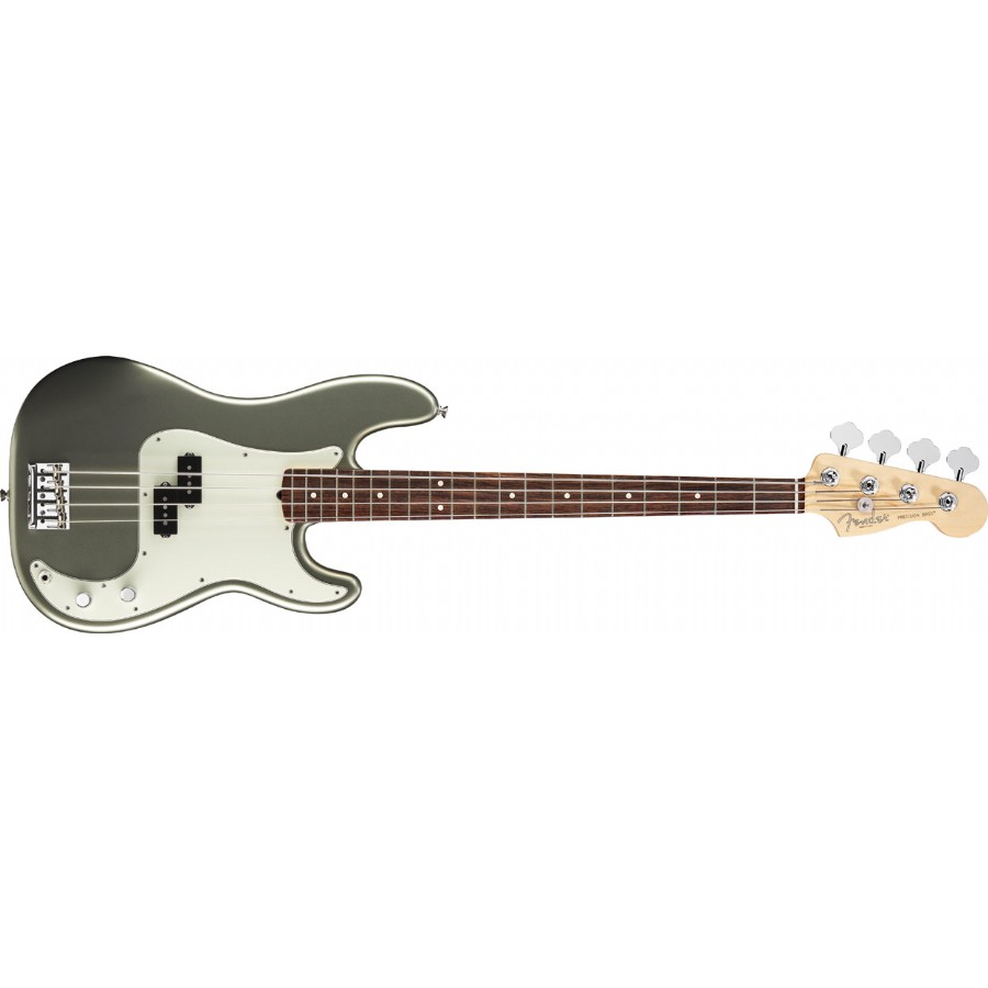 Fender American Standard Precision Bass Jade Pearl Metallic Rosewood Bas Gitar