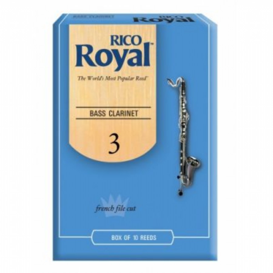 Rico Royal Bass Clarinet 3 Bas Klarnet Kamışı