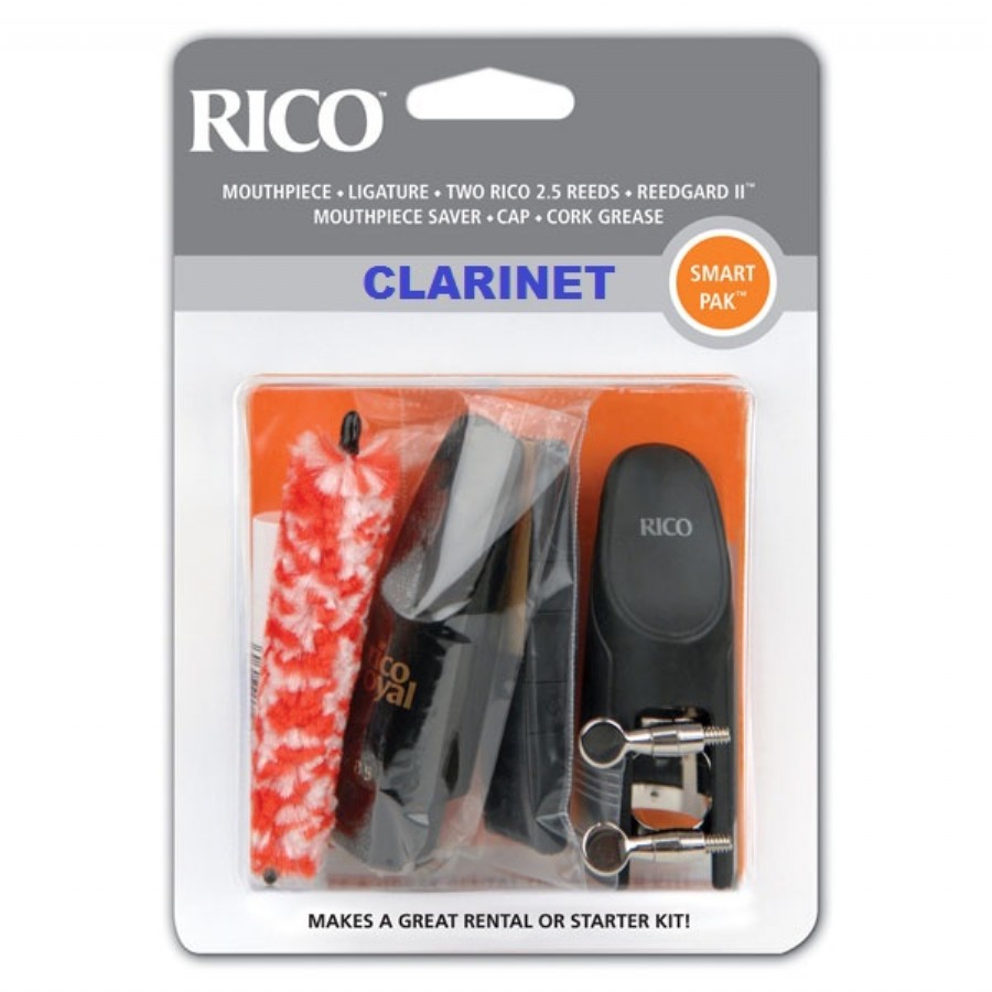 Rico Royal Smart Pak Starter Kit For Bb Clarinet RSMPAKBCL Bb Klarnet Başlangıç Seti
