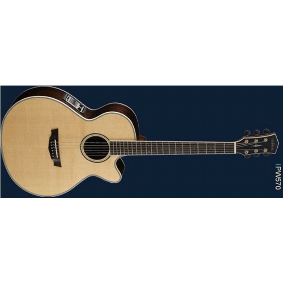 Cort Parkwood PW-570 Naturel Elektro Akustik Gitar