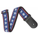 DAddario Nylon Woven Guitar Straps 50A10 - Stars & Stripes