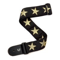 DAddario Nylon Woven Guitar Straps 20T05 - Gold Star