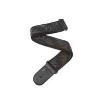 DAddario Nylon Woven Guitar Straps 50F078 - Black/Grey tattoo