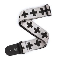 DAddario Nylon Woven Guitar Straps T20W1509 - Checkered Crosses