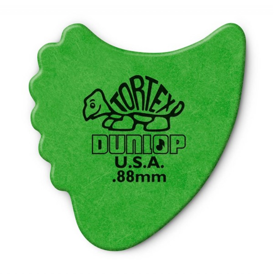 Jim Dunlop Tortex Fins 88 mm - Yeşil - 1 Adet Pena