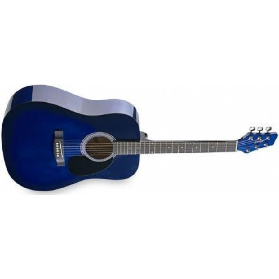 Stagg SW201 BLS - Blueburst Akustik Gitar