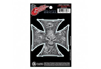 Planet Waves Grey Iron Cross GT77007 - Gitar Sticker