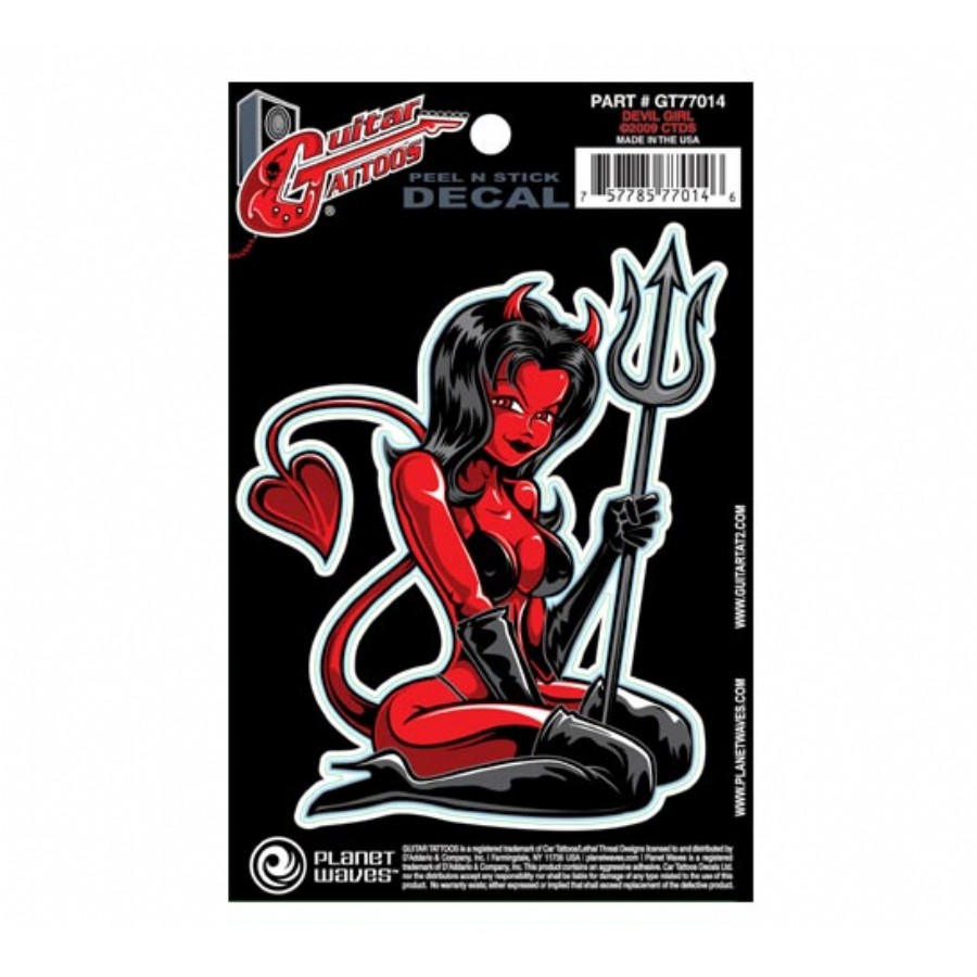 Planet Waves Devil Girl GT77014 Gitar Sticker