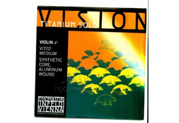 Thomastik Vision Titanium Solo Violin Medium VIT02 - A - Tek Tel - Keman Teli