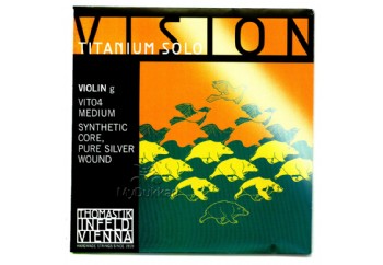 Thomastik Vision Titanium Solo Violin Medium VIT04 - G - Tek Tel - Keman Teli