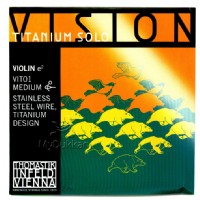Thomastik Vision Titanium Solo Violin Medium VIT01 - E - Tek Tel