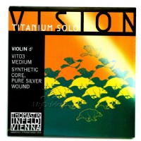 Thomastik Vision Titanium Solo Violin Medium VIT03- D - Tek Tel