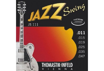 Thomastik JS111 Light Flatwound Jazz Swing Electric Guitar Strings Takım Tel - Elektro Gitar Teli 011-047