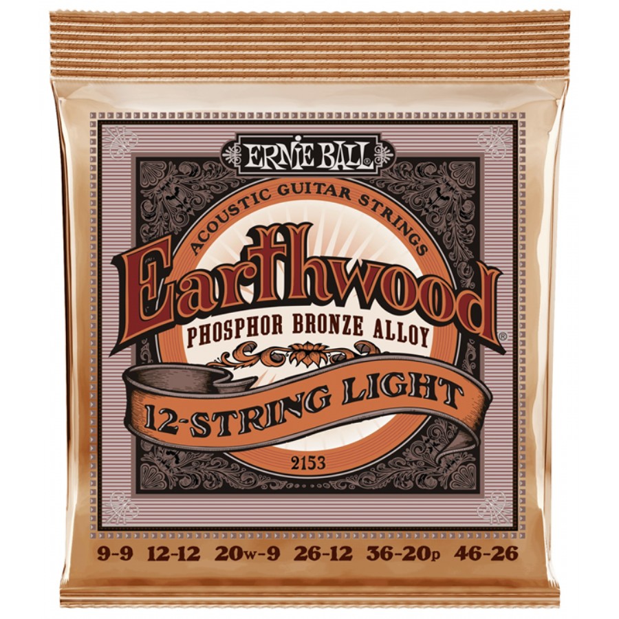 Ernie Ball 2153 Slinky Phosphor Bronze Light Takım Tel 12 Telli Akustik Gitar Teli